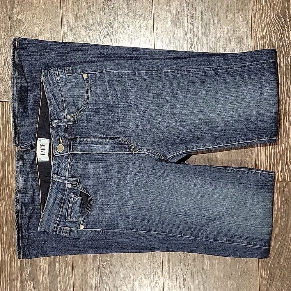 ❤️ PAIGE HIGH RISE BELL CANYON FLARE JEANS, 4 (27)